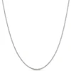 Toscano 24 Inch Franco Link Necklace, 14k White Gold
