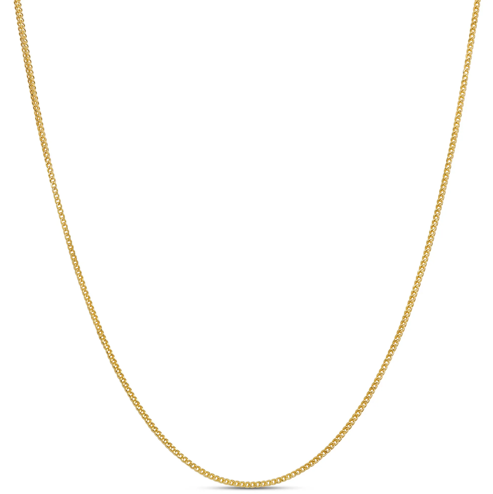 Toscano 24 Inch Franco Link Necklace, 14k Yellow Gold
