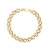 Toscano 8-Inch Granchio Link Bracelet, 14K Yellow Gold