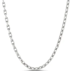 Toscano 22-Inch Links Necklace, 14K White Gold