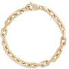 Toscano 8.5-Inch Oval Link Bracelet, 14K Yellow Gold