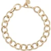 Toscano 7.5-Inch Oval Link Bracelet, 14K Yellow Gold