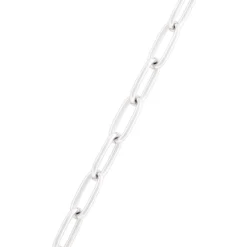 Toscano 20-Inch Paperclip Chain, 14K White Gold