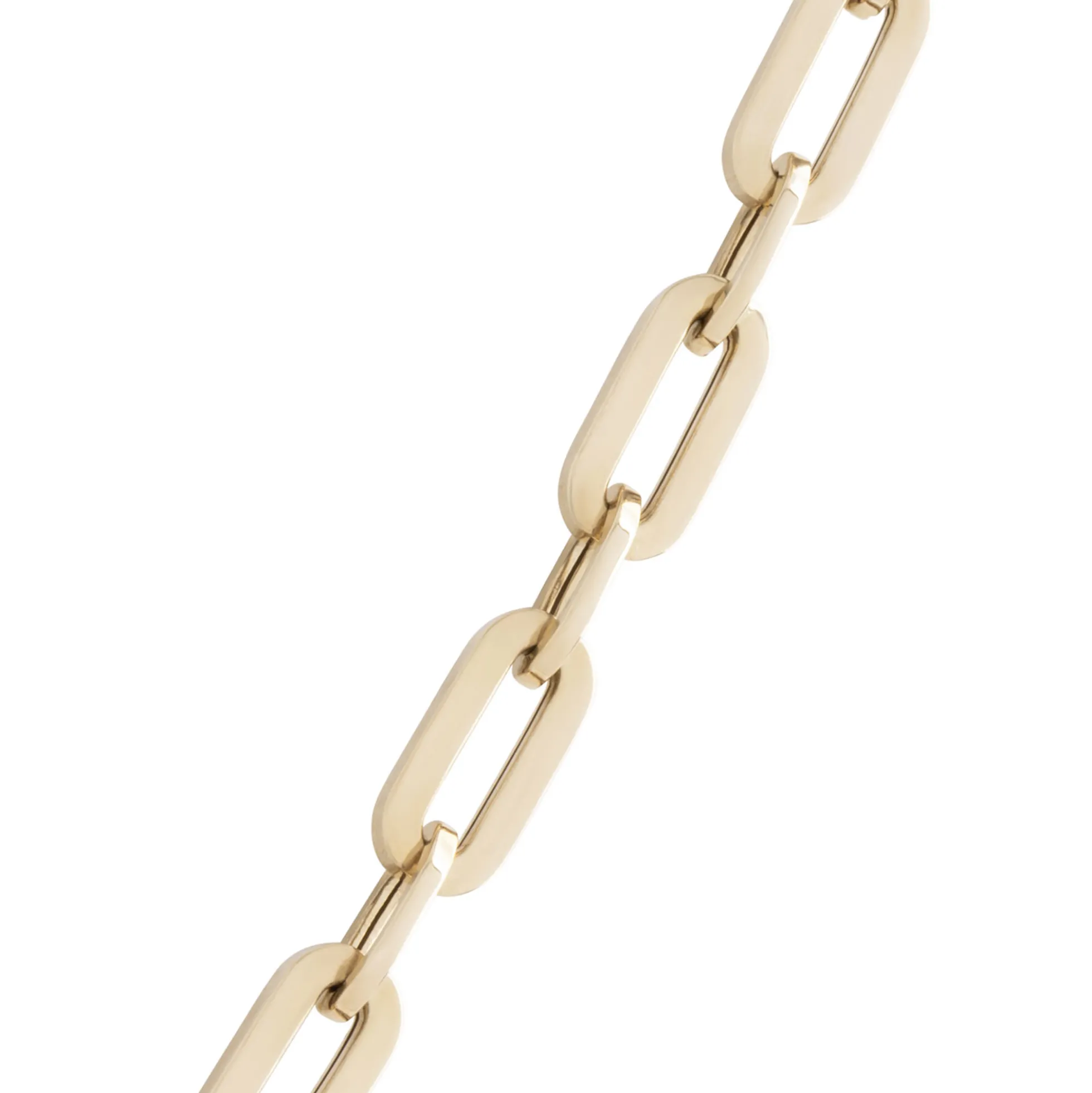 Toscano 18-Inch Paperclip Link Necklace, 14K Yellow Gold