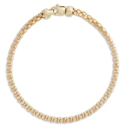 Toscano 7.5-Inch Popcorn Link Bracelet, 14K Yellow Gold