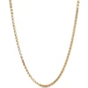 Toscano 24-Inch Pyramid Link Necklace, 14K Yellow Gold
