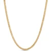 Toscano 24-Inch Round Franco Chain Necklace, 18K Yellow Gold