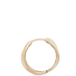 Toscano Infinity Hoop Earrings, 14K Yellow Gold
