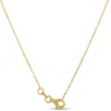 Toscano Italian-Crafted Circle Pendant Necklace, 14K Yellow Gold