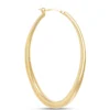 Toscano Large Oval Hoops, 14K Yellow Gold