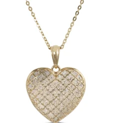 Toscano Laser Cut Pendant Necklace, 14K Yellow Gold