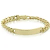 Toscano Miami Cuban Curb Chain ID Bracelet 14K