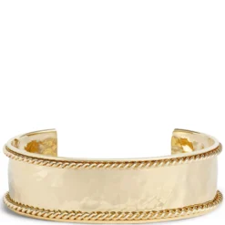 Toscano 20mm Beaded Cuff, 14K Yellow Gold