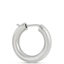Toscano 21MM Hoop Earrings, 14K White Gold