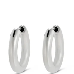 Toscano 21MM Hoop Earrings, 14K White Gold