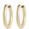 Toscano 21MM Oval Hoop Earrings, 14K Yellow Gold