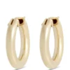 Toscano 21MM Round Hoop Earrings, 14K Yellow Gold