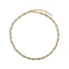 Toscano Omega Neck Necklace in 14K White and Yellow Gold