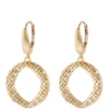 Toscano Open Circle Earrings, 14K Yellow Gold