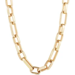 Toscano Oval Link Chain Necklace, 14K Yellow Gold