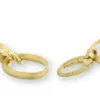 Toscano Oval Satin Link Bracelet 14K