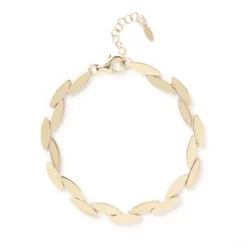 Toscano Overlapping Marquise Shapes, 14K Yellow Gold