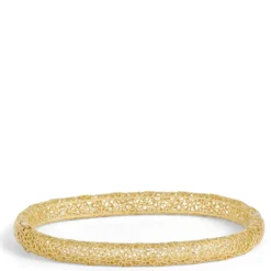 Toscano Ricami Bangle, 14k Yellow Gold