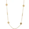 Toscano Roman Coin Replica Stations Necklace, 14K Yellow Gold