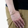 Toscano Round Brick Link Bracelet 14K