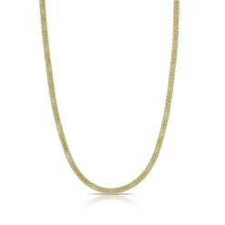 Toscano Round Popcorn Chain 14K, 18