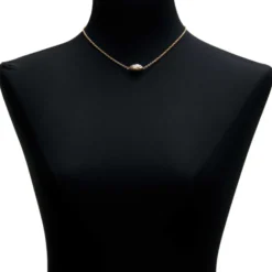 Toscano Sideways Bead Necklace 14K