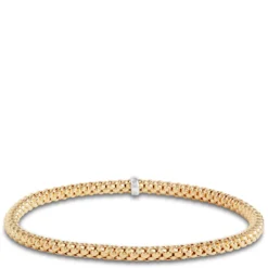 Toscano Stretchy Bangle Bracelet 14K