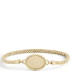 Toscano Stretchy Bracelet with Disk, 14K Yellow Gold