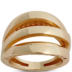 Toscano Swirl Ring, 14K Yellow Gold Size 8