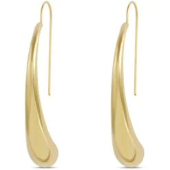 Toscano Teardrop Earrings, 14K Yellow Gold