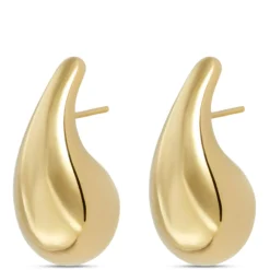 Toscano Teardrop Stud Earrings, 14K Yellow Gold