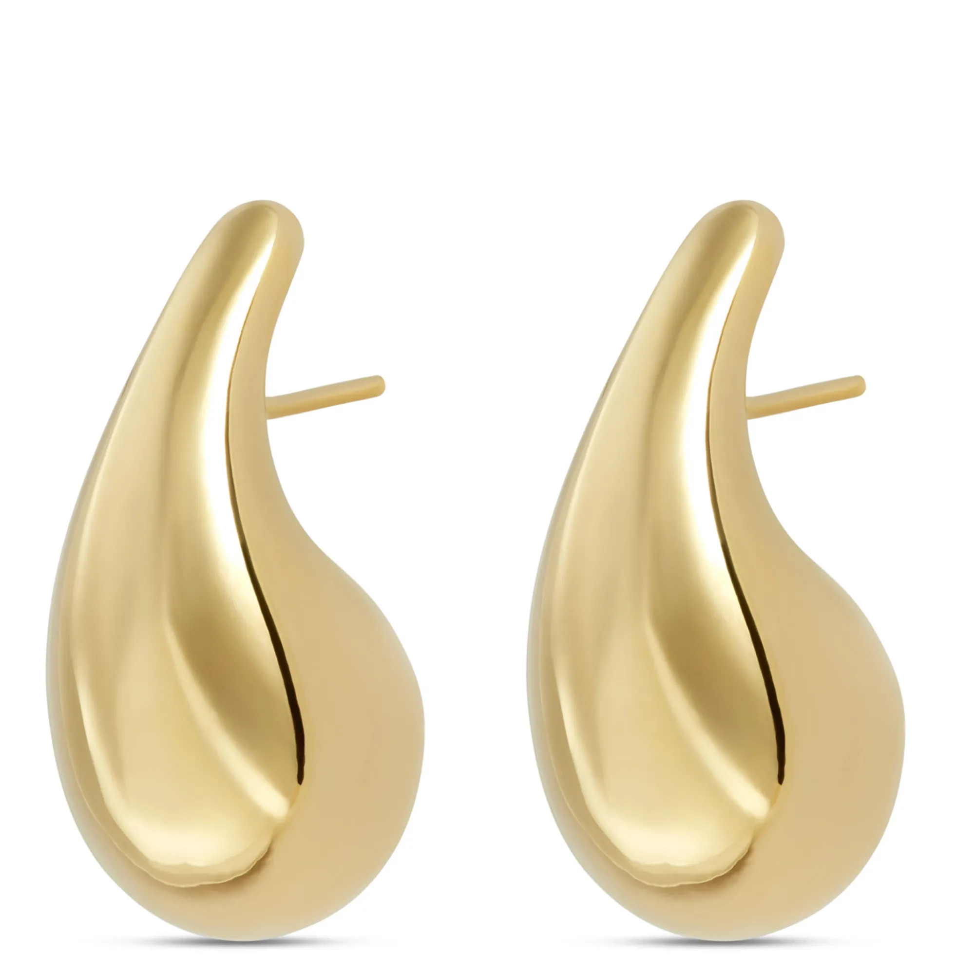 Toscano Teardrop Stud Earrings, 14K Yellow Gold