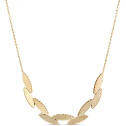 Toscano Textured Pendant, 14K Yellow Gold