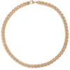 Toscano Three-Row Panther Necklace, 14K Yellow Gold
