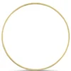 Toscano Turquoise Enamel Slip On Bangle, 14K Yellow Gold