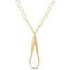 Toscano Twisted Ribbon Pendant Necklace, 14K Yellow Gold
