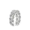 Toscano Two-Row Beaded Ring, 14K White Gold