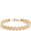 Toscano Two-Tone Flexy Beaded Bracelet, 14K Yellow and Rose Gold