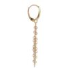 Toscano Wavy Drop Earrings, 14K Yellow Gold