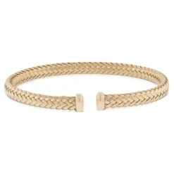 Toscano Woven Cuff Bracelet 14K