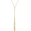 Toscano Y Bar and Tassel Necklace, 14K Yellow Gold