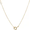 Triple Heart Diamond Necklace, 14K Yellow Gold