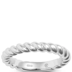 Twisted Band in Sterling Silver