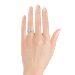 Two Row Diamond Ring 14K