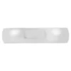 White Gold Polished Rounded 5mm Band 18K